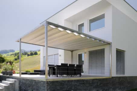 Detailbild Faltpergola